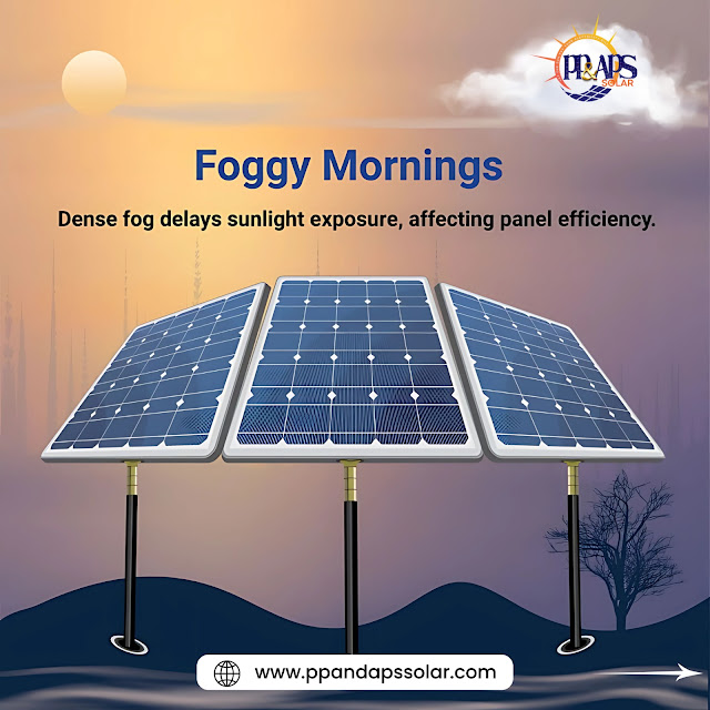 Foggy Mornings: How Dense Fog Impacts Solar Panel Efficiency – Insights from PP and APS Enterprises