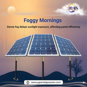 Foggy Mornings: How Dense Fog Impacts Solar Panel Efficiency – Insights from PP and APS Enterprises