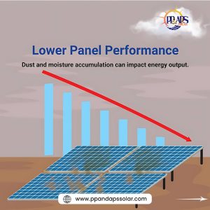 Lower Panel Performance: How Dust and Moisture Affect Energy Output | PP and APS Enterprises